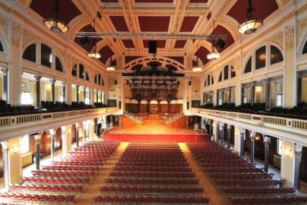 top view of the Hull City Hall theatres seats